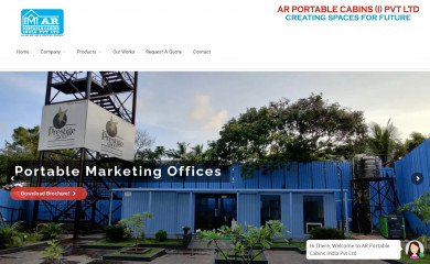 arportablecabins.com screenshot