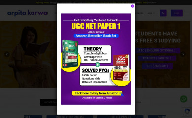 arpitakarwa.com screenshot