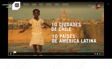 arqfilmfest.cl screenshot