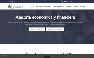 arqueroromeroasociados.com screenshot
