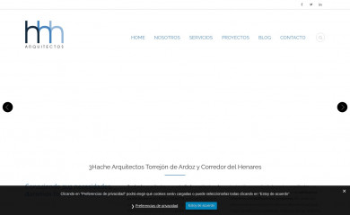 arquitectos3hache.com screenshot