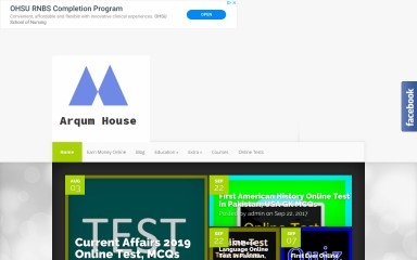 http://arqumhouse.edu.pk screenshot