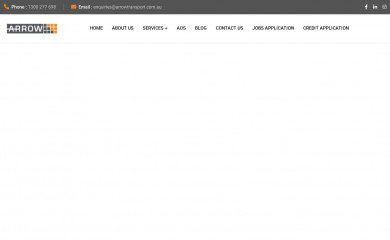 arrowtransport.com.au screenshot