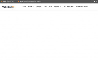arrowtransport.com.au screenshot