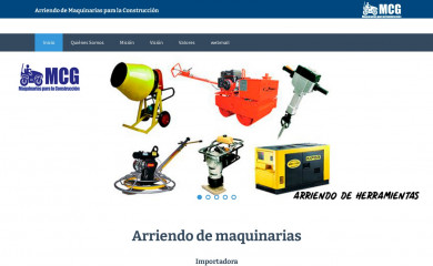 arriendosmcgspa.cl screenshot