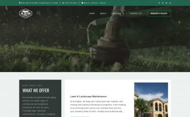 arringtongroundsmaintenance.com screenshot