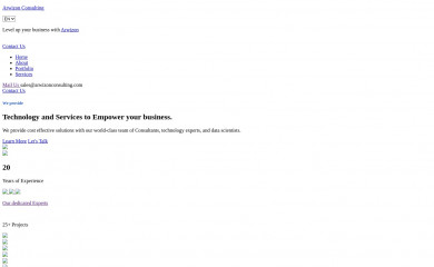arwizonconsulting.com screenshot