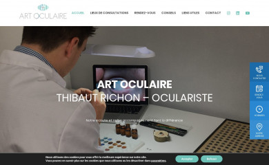 art-oculaire.com screenshot