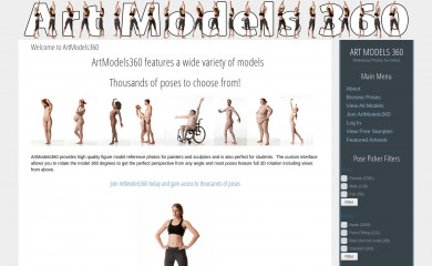 artmodels360.com screenshot