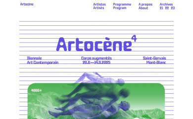 artocene.fr screenshot