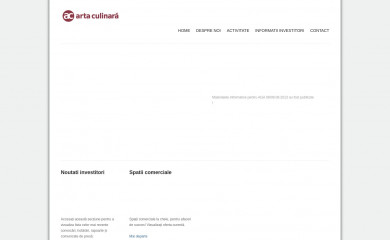 artaculinaracluj.ro screenshot