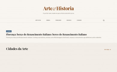 artehistoria.com.br screenshot