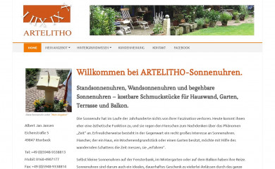 artelitho-sonnenuhren.de screenshot