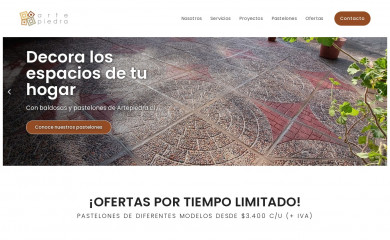 artepiedra.cl screenshot