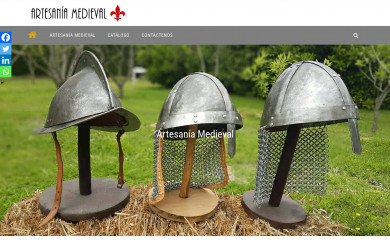 artesaniamedieval.cl screenshot