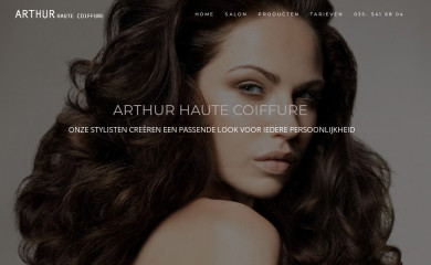 arthurhautecoiffure.nl screenshot