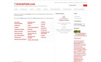 articlefield.com screenshot