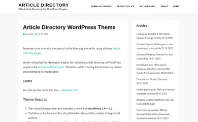 http://articlesss.com/article-directory-wordpress-theme/ screenshot