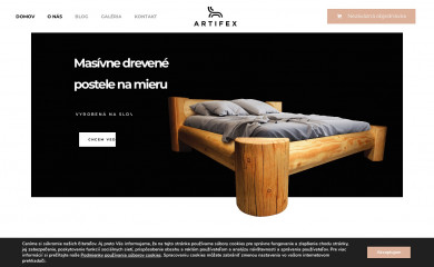 artifex.sk screenshot