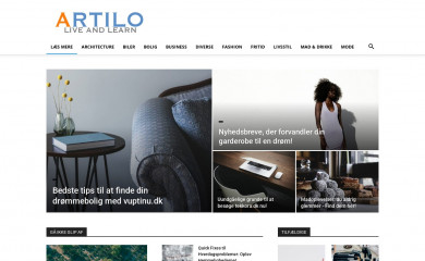 artilo.dk screenshot