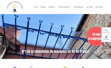 artisan-vitrier-miroitier.fr screenshot