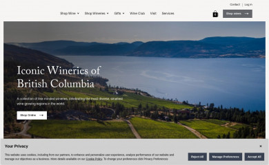 artisanwineshop.ca screenshot