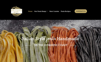 artisanpasta.com.au screenshot