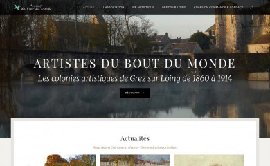 artistes-grezsurloing.fr screenshot