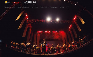 artistsansar.com screenshot