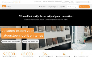 artstone.be screenshot