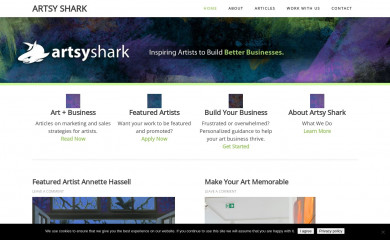 artsyshark.com screenshot