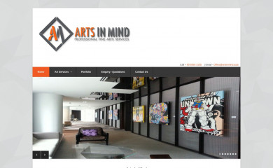 artsinmind.asia screenshot