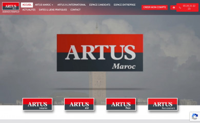 artus-maroc.ma screenshot