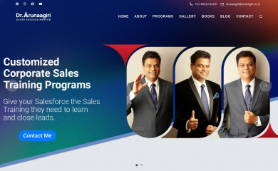 arunaagiri.com screenshot