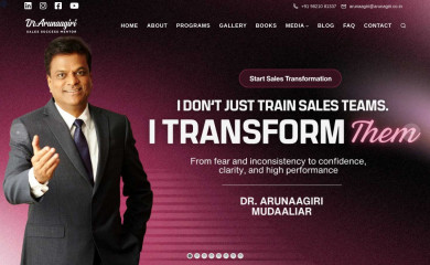arunaagiri.com screenshot