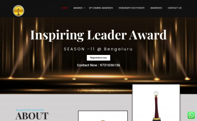 aryavarthawards.com screenshot