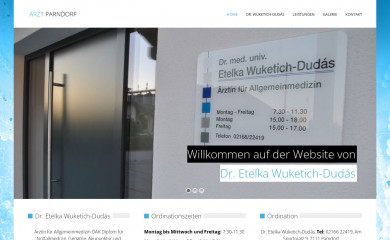 arztparndorf.at screenshot