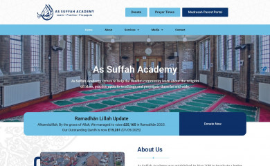 as-suffahacademy.org screenshot