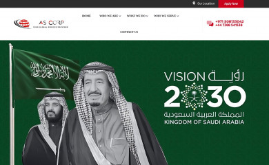 ascorporateservices.com screenshot