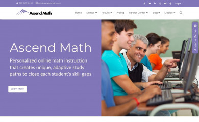 ascendmath.com screenshot