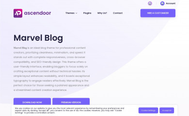 https://ascendoor.com/themes/marvel-blog/ screenshot