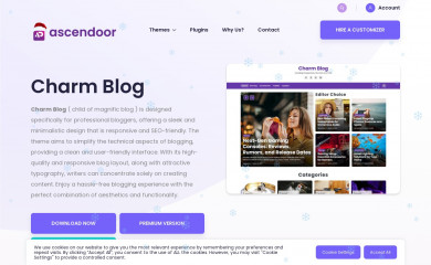 https://ascendoor.com/themes/charm-blog/ screenshot