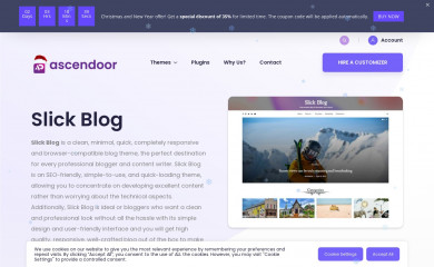Slick Blog screenshot
