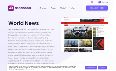 https://ascendoor.com/themes/world-news/ screenshot