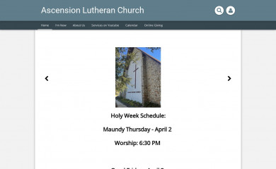 ascensionlcms.org screenshot