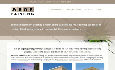 asappainting.com.au screenshot