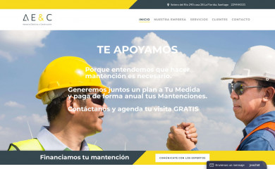 aselectricayconstruccion.cl screenshot