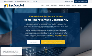 askcampbell.co.uk screenshot