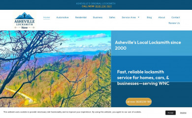 ashevillelocksmithnow.com screenshot