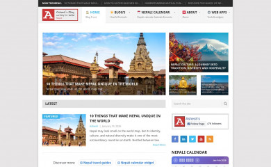 ashesh.com.np screenshot